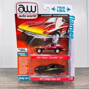 NEW AW Auto World Corvette and Viper Collectible Cars